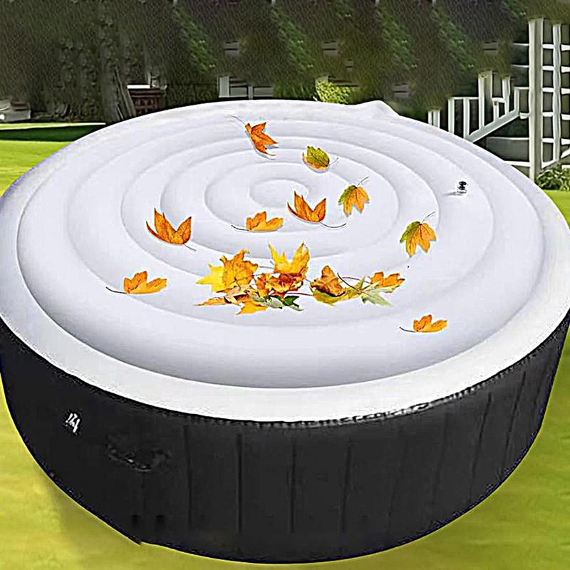 Inflatable Hot Tub - Round Lid Hot Tub Windproof Cover