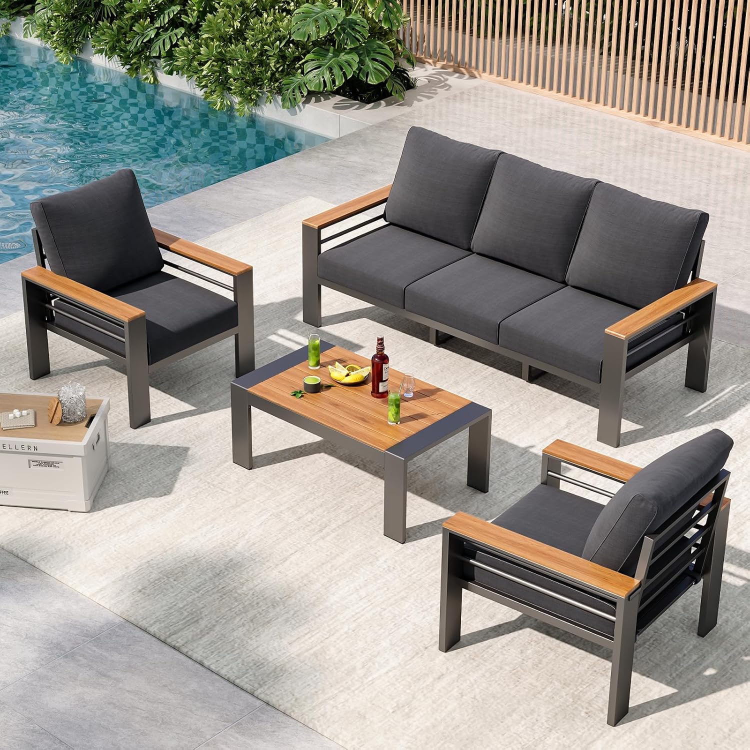 Outdoor Furniture Ideas - Patio Furniture Set, Aluminum Outdoor Furniture