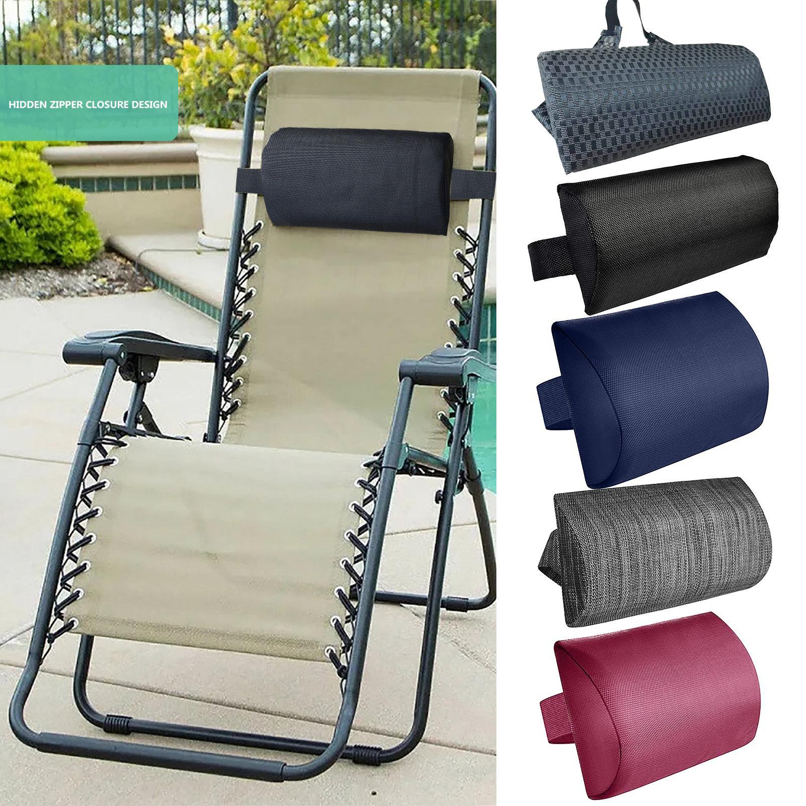 Outdoor Furniture Sunbrella - Neck Pillow Recliner Headrest Beach Chair