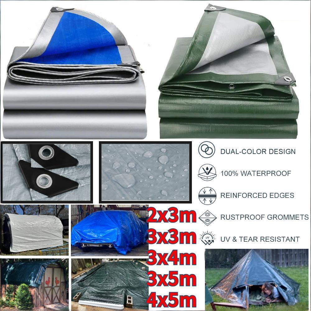 Outdoor Furniture Sunbrella - PE Tarp Waterproof Large Sheet Rain