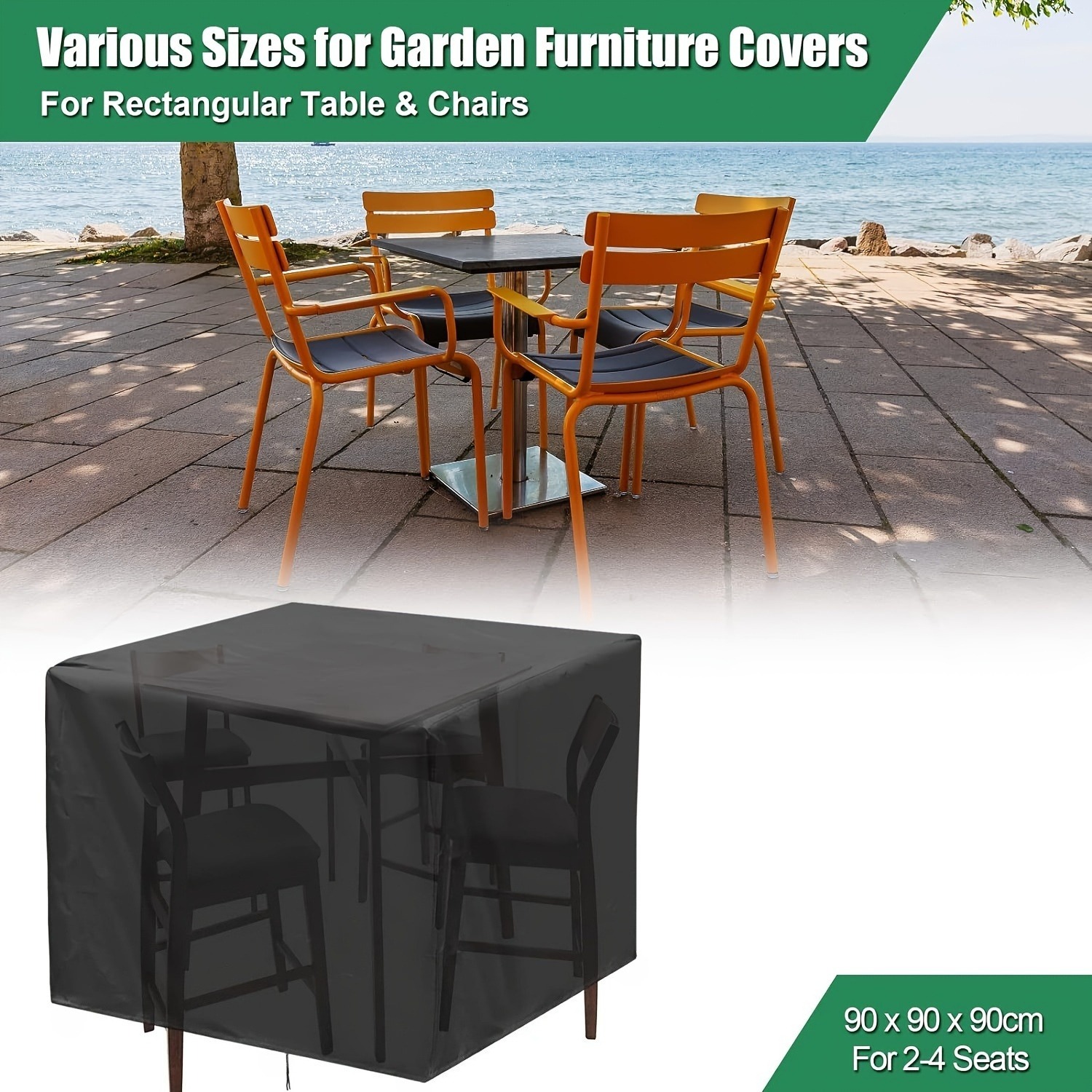 Outdoor Furniture Table And Chairs - Heavy-Duty 210D Outdoor Garden Furniture Cover