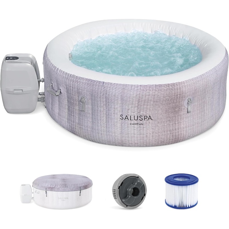Inflatable Hot Tub - Bestway SaluSpa Cancun 2-4 Person Inflatable
