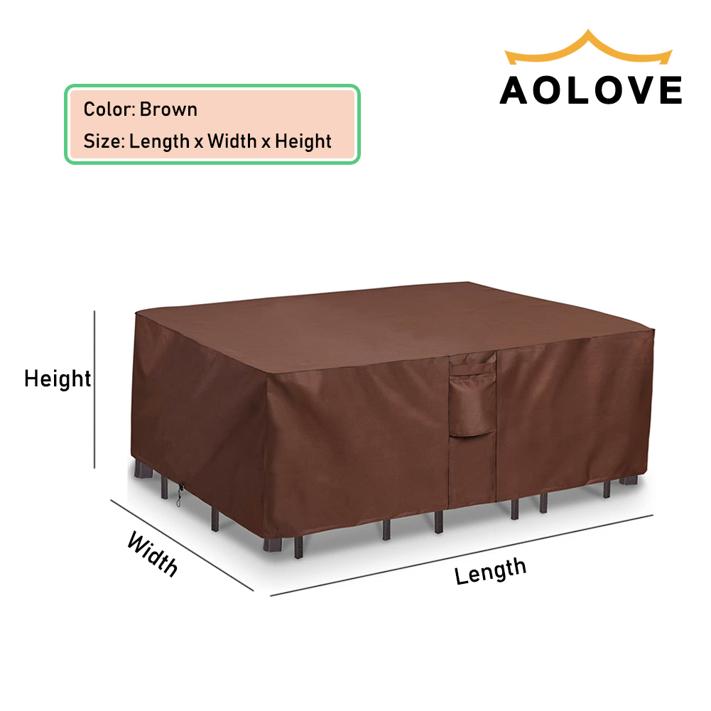 Brown 420D HEAVY DUTY Outdoor  - Outdoor Furniture Plans recension och pris