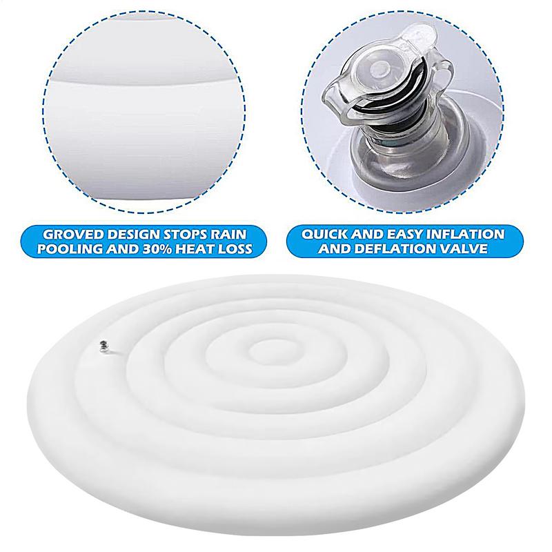 Round Lid Hot Tub Windproof Co - Inflatable Hot Tub recension och pris