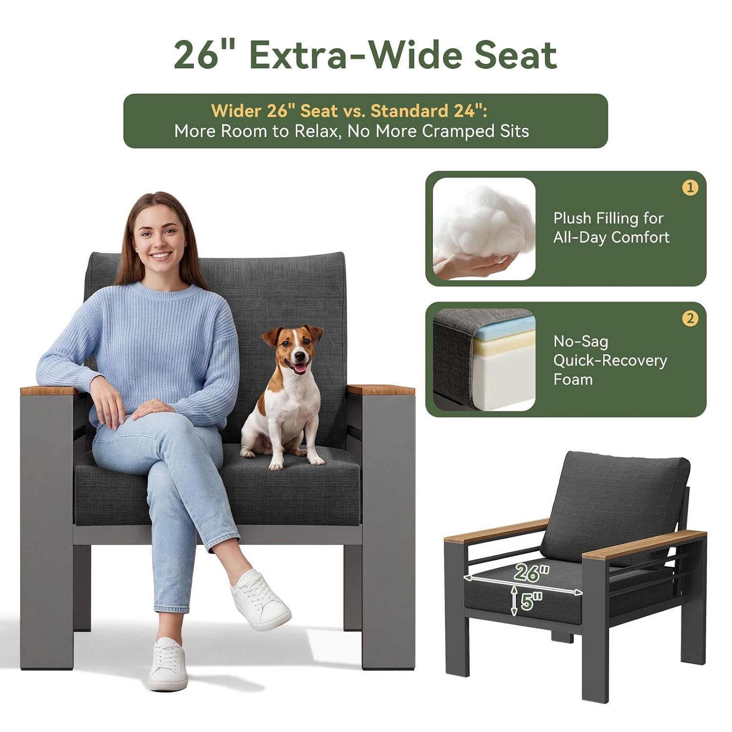 Patio Furniture Set, Aluminum  - Outdoor Furniture Ideas recension och pris