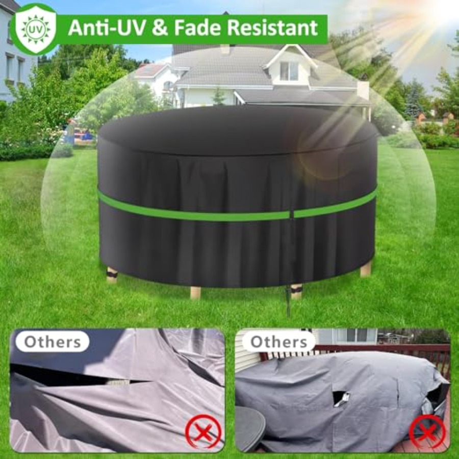 Round Patio Furniture Covers,  - Outdoor Furniture Table And Chairs recension och pris