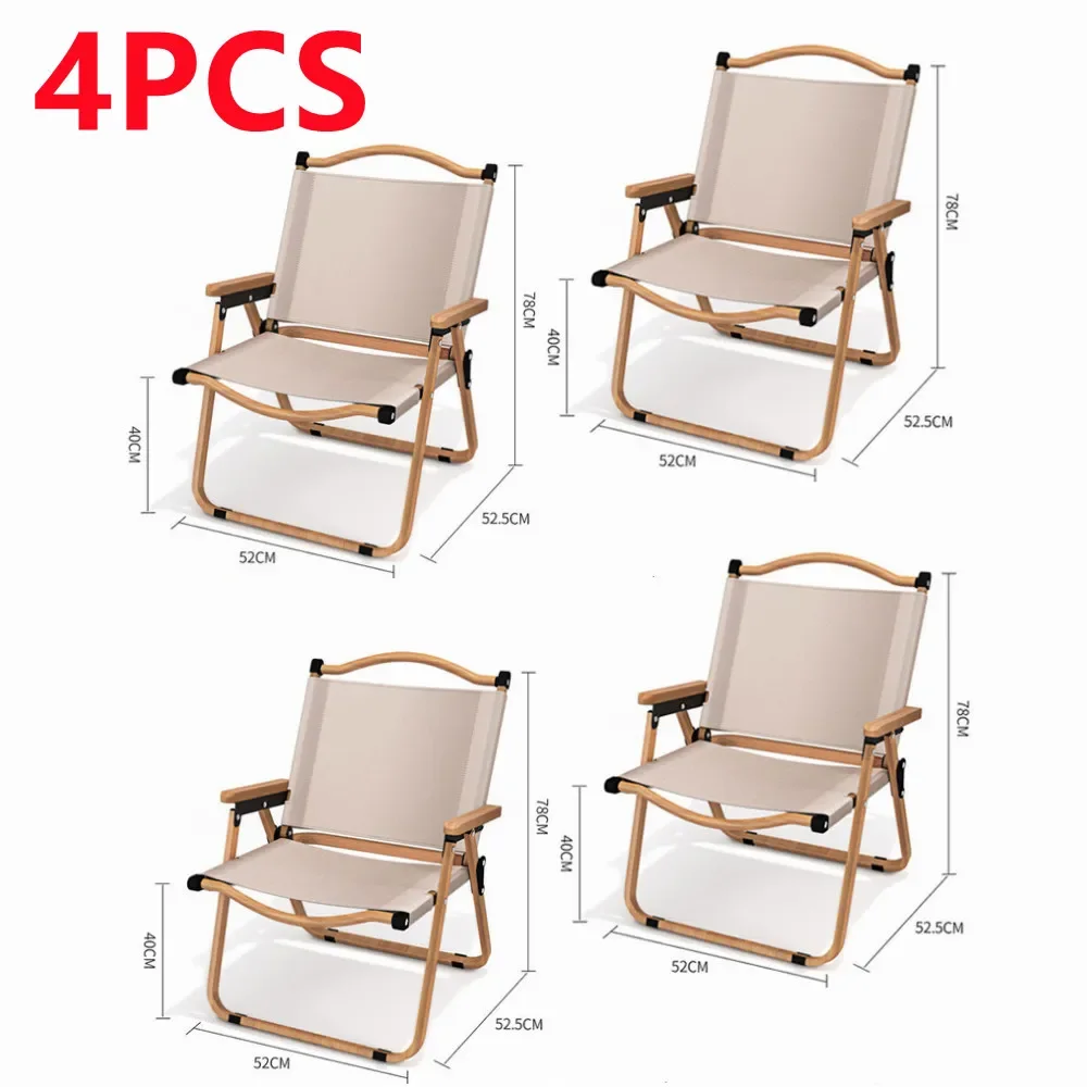 4/2/1PCS-khaki Camping Chair P - Outdoor Furniture Cheap recension och pris