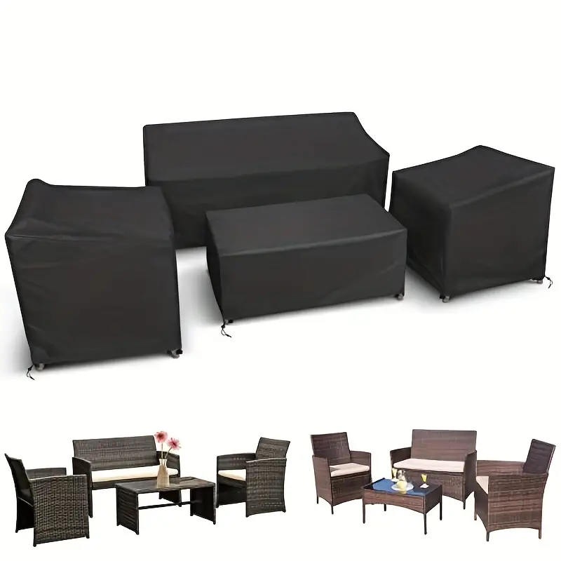 4pcs/Set Patio Furniture Cover - Outdoor Furniture Plans recension och pris