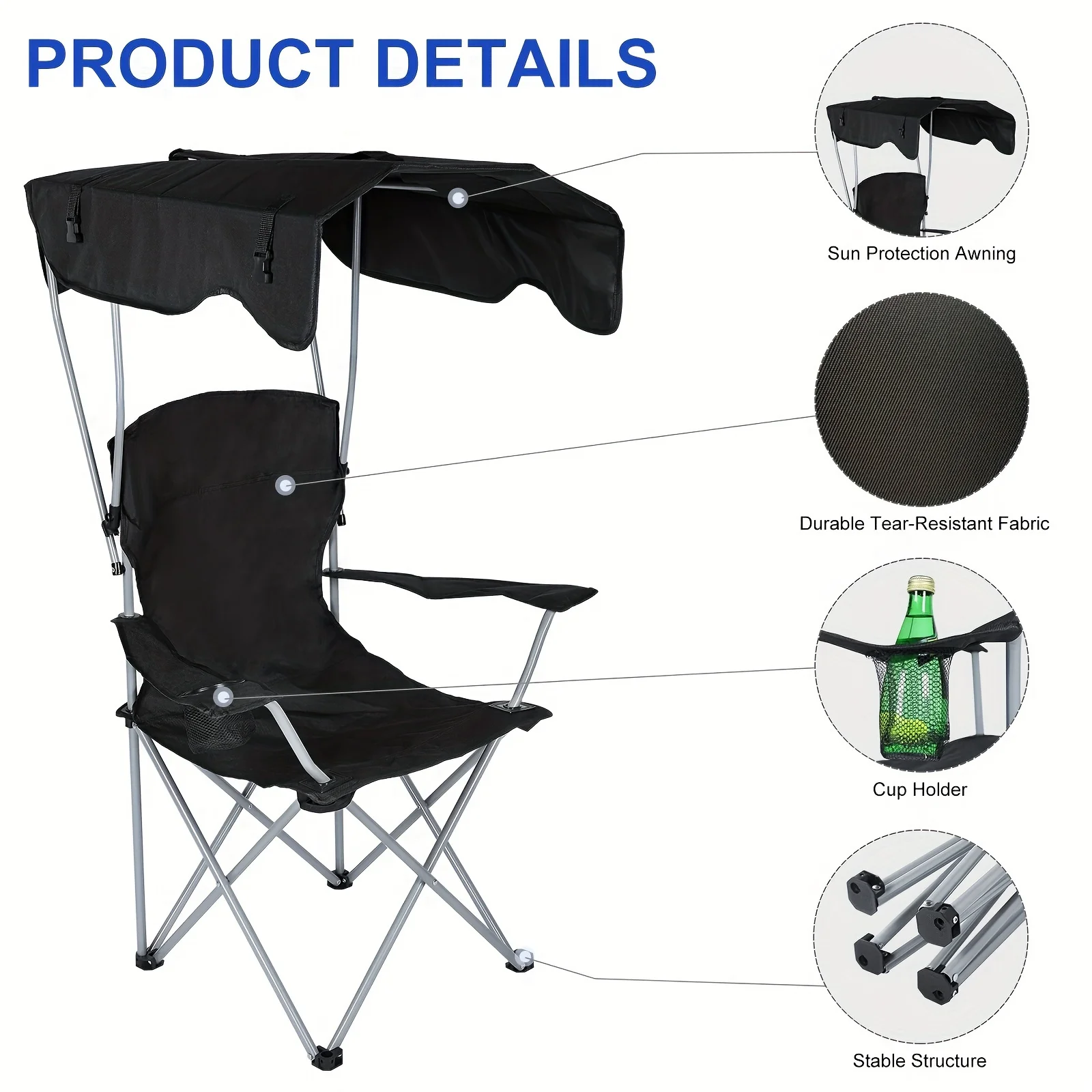 Canopy Lounge Chair with Sunsh - Outdoor Furniture Sunbrella recension och pris
