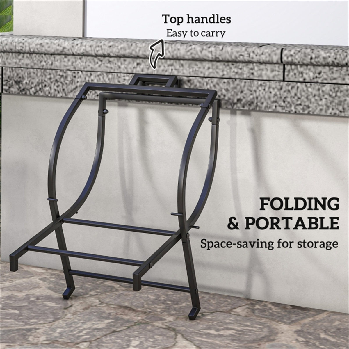 Outdoor Furniture Firewood Rac - Outdoor Furniture Wood recension och pris