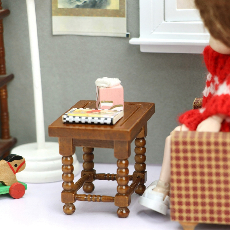 1:12 Dollhouse Miniature Round - Outdoor Furniture Wood recension och pris