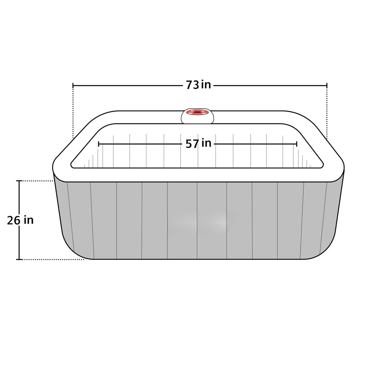 Portable Inflatable Hot Tub Sp - Inflatable Hot Tub recension och pris