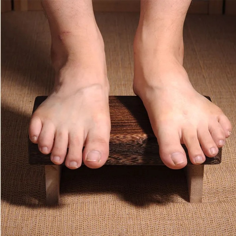 Portable Folding Wooden Footst - Outdoor Furniture Japanese Style recension och pris