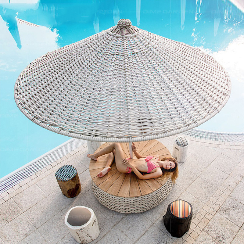 Modern Outdoor Rattan Umbrella - Outdoor Furniture Ideas recension och pris