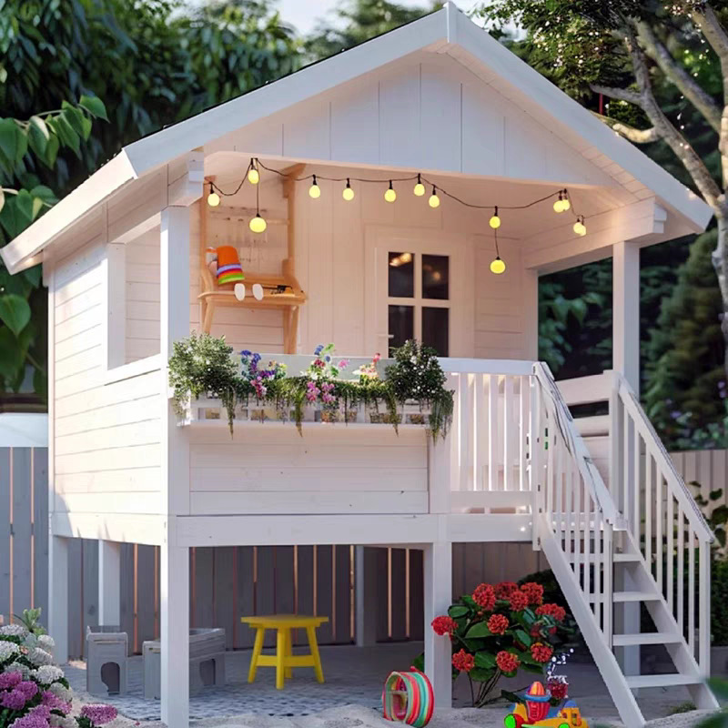 Kindergarten Playhouse Outdoor - Outdoor Furniture Wood recension och pris