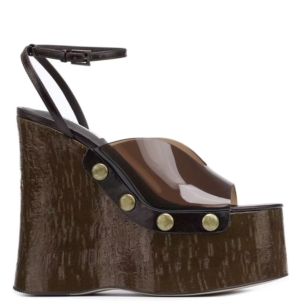 High-heeled 14 cm Thick-heeled - Outdoor Furniture Wood recension och pris