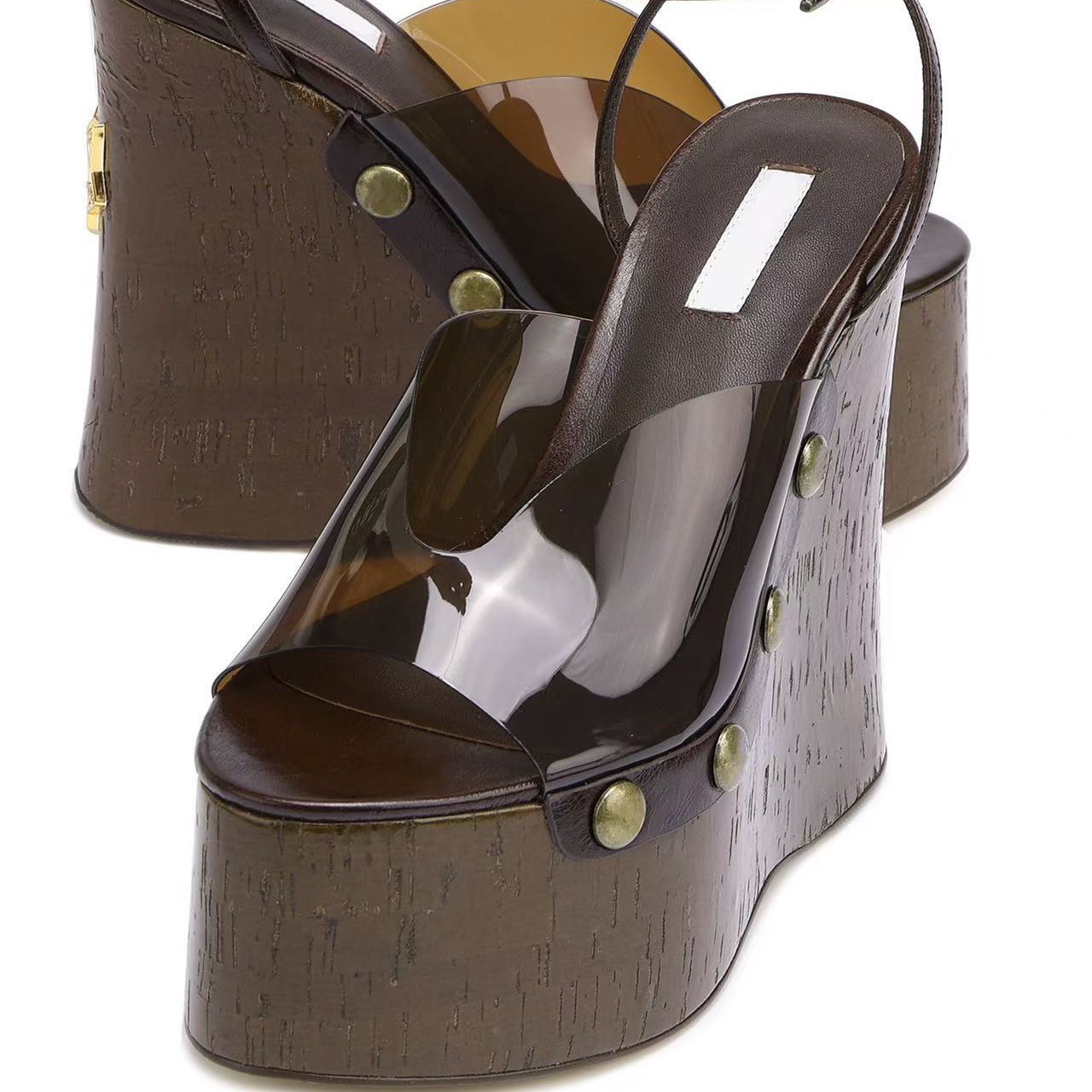 High-heeled 14 cm Thick-heeled - Outdoor Furniture Wood recension och pris