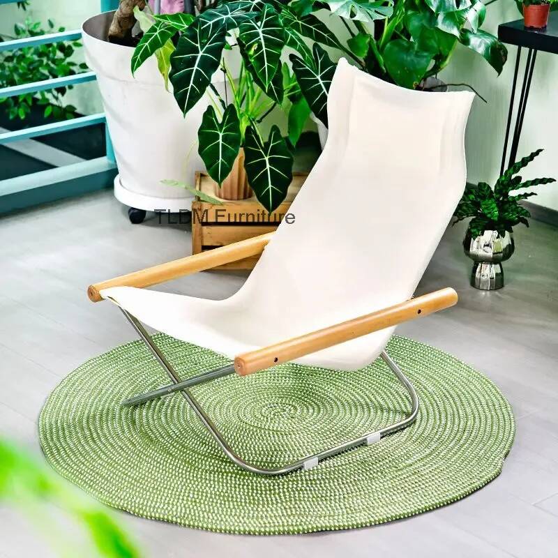 Zero-Setup Folding Canvas Loun - Outdoor Furniture Japanese Style recension och pris
