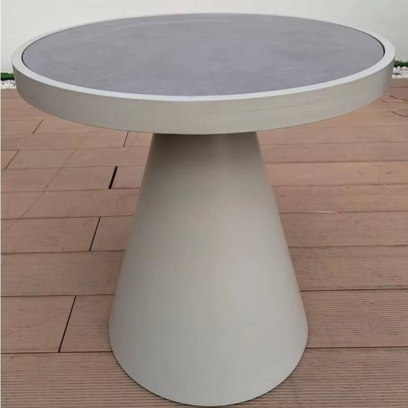 Modern Nordic Round Coffee Tab - Outdoor Furniture Japanese Style recension och pris