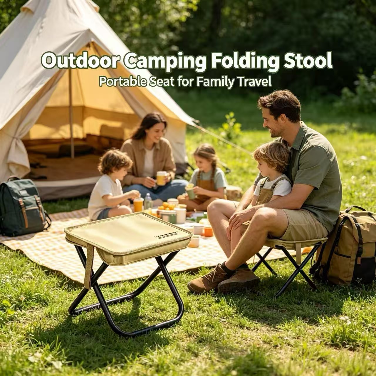 Magza Portable Folding Stool U - Outdoor Furniture Cheap recension och pris