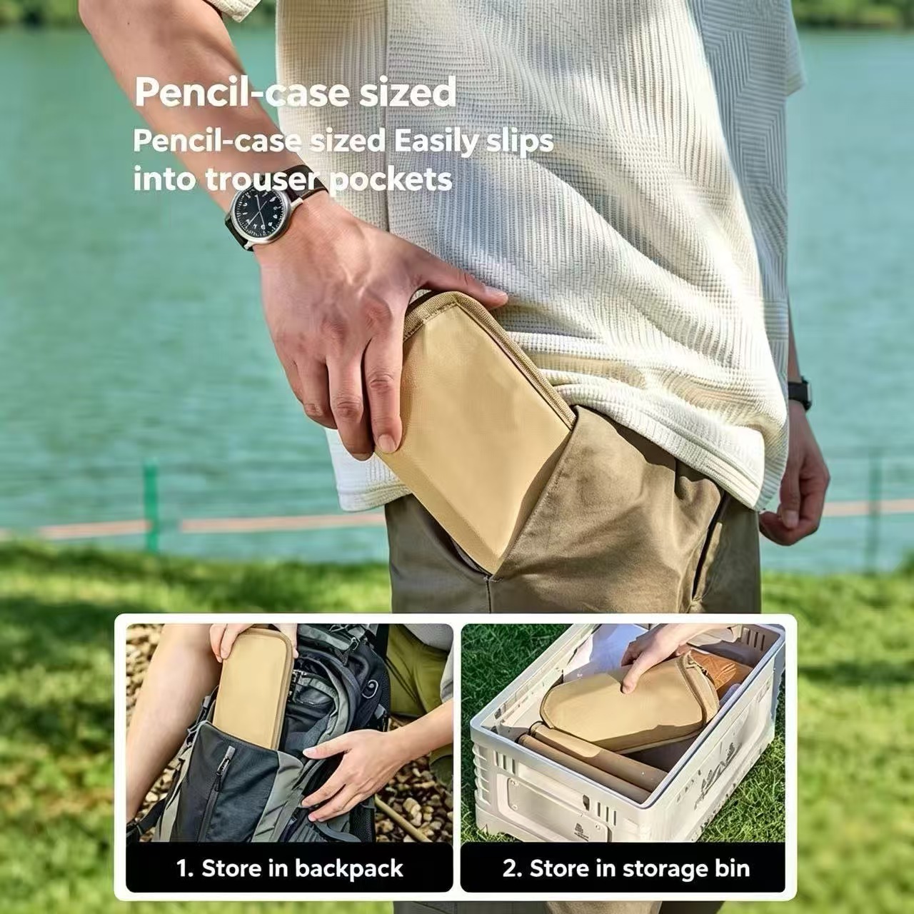 Magza Portable Folding Stool U - Outdoor Furniture Cheap recension och pris