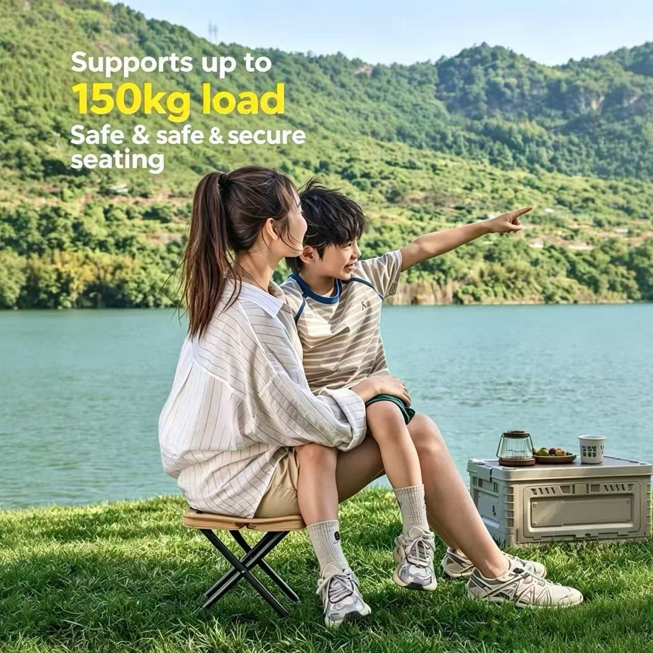 Magza Portable Folding Stool U - Outdoor Furniture Cheap recension och pris