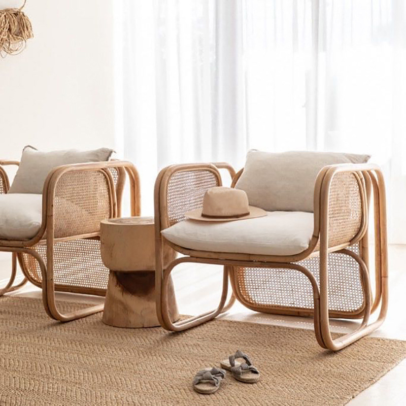 Japanese Rattan Sofa Combinati - Outdoor Furniture Japanese Style recension och pris