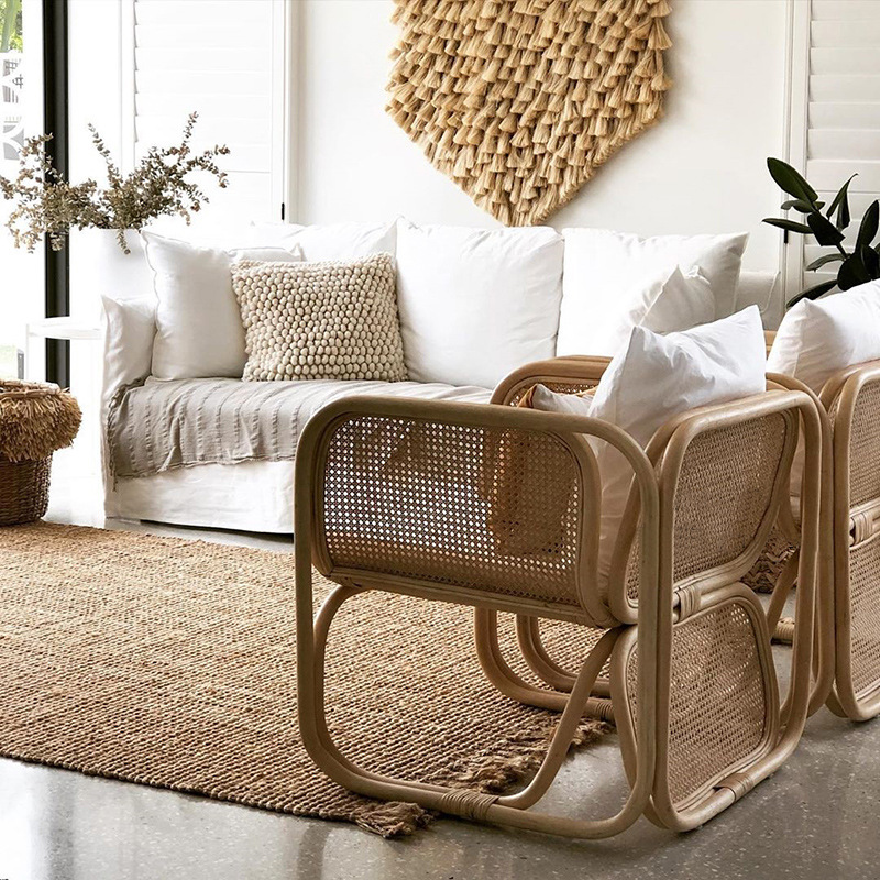 Japanese Rattan Sofa Combinati - Outdoor Furniture Japanese Style recension och pris