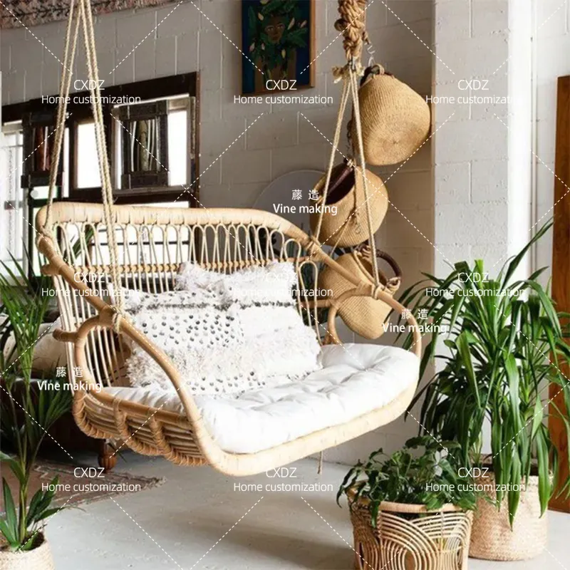 Outdoor Double Hanging Rattan  - Outdoor Furniture Japanese Style recension och pris