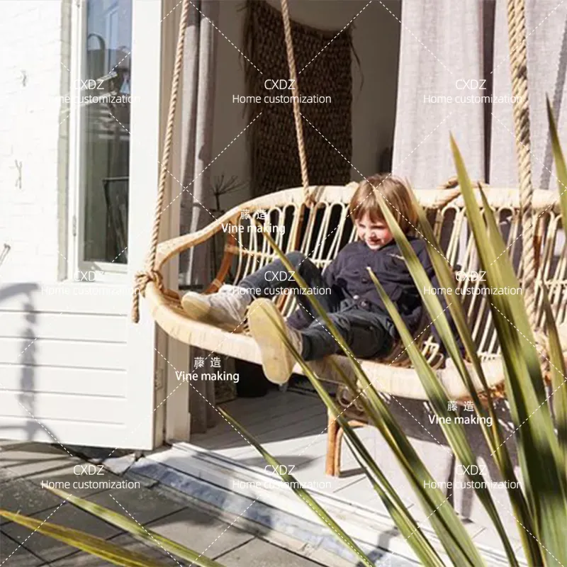 Outdoor Double Hanging Rattan  - Outdoor Furniture Japanese Style recension och pris