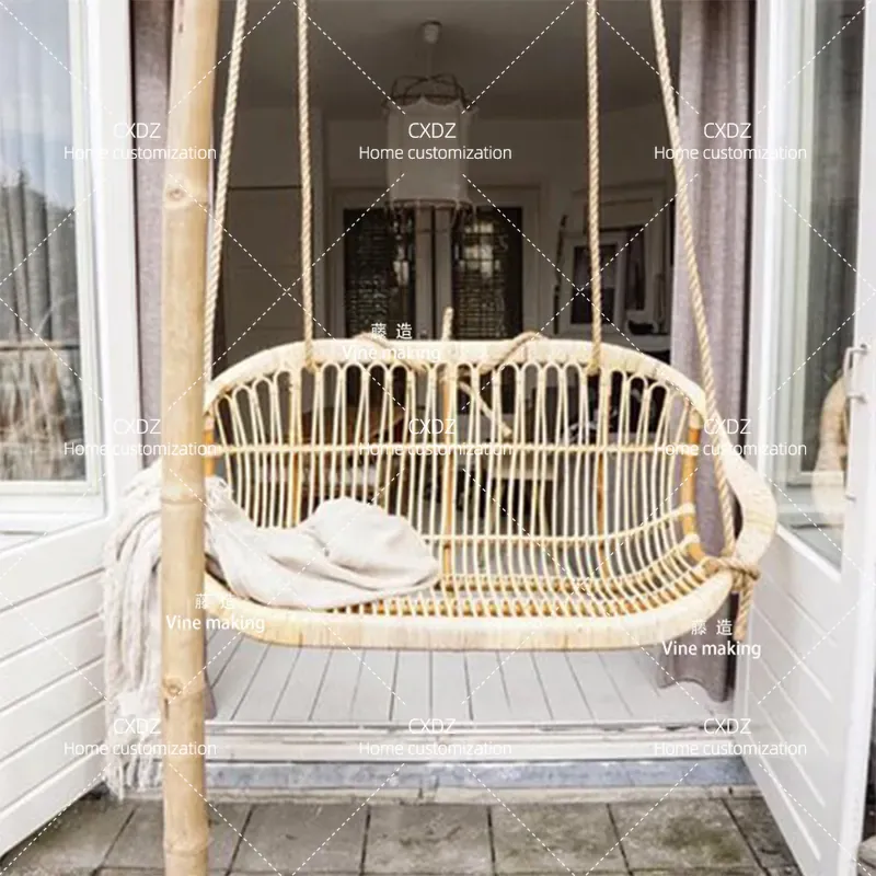 Outdoor Double Hanging Rattan  - Outdoor Furniture Japanese Style recension och pris