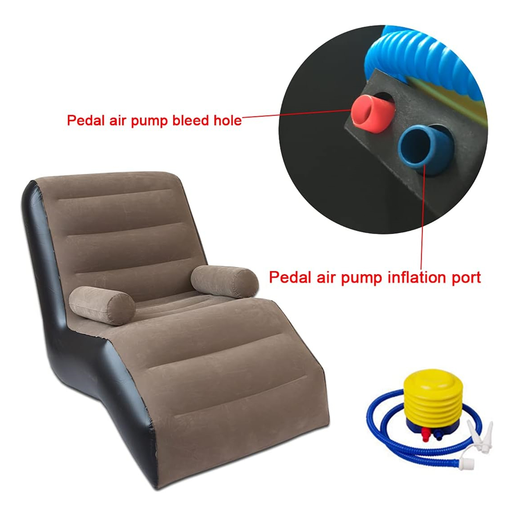 Folding Lazy Sofa,Inflatable L - Outdoor Furniture Cheap recension och pris