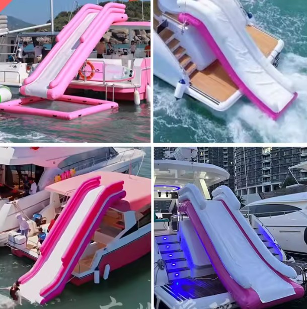 Inflatable water yacht slide b - Outdoor Furniture Table And Chairs recension och pris