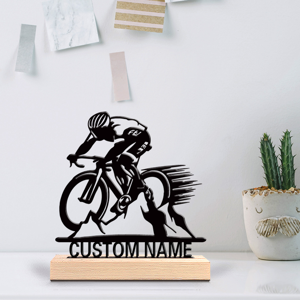 1pc Road cycling Custom Letter - Outdoor Furniture Wood recension och pris