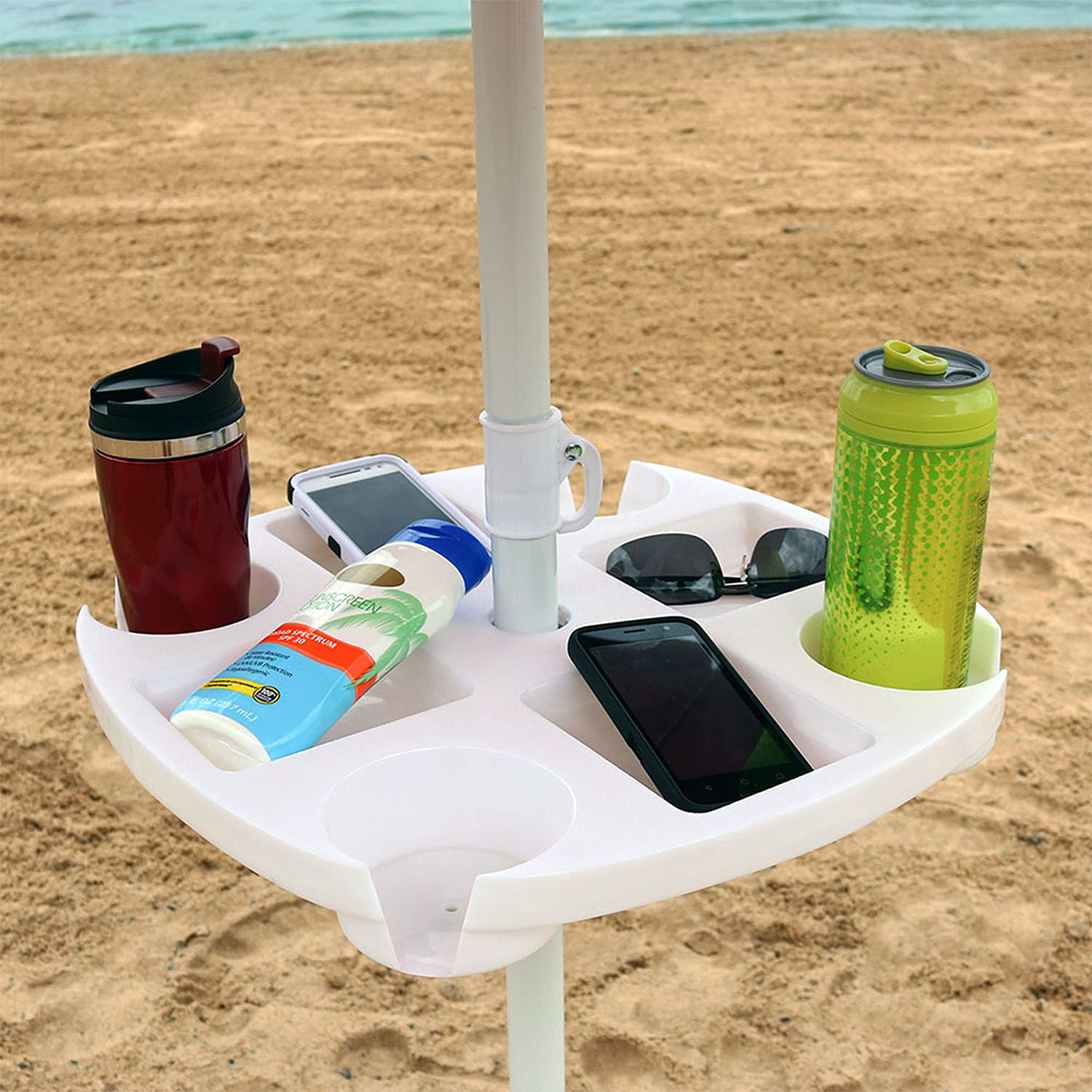CYBeach Umbrella Tray, with 4  - Outdoor Furniture Sunbrella recension och pris