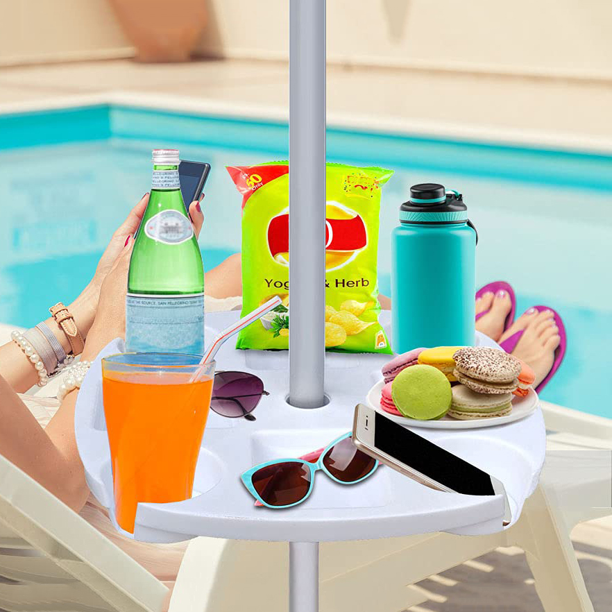 CYBeach Umbrella Tray, with 4  - Outdoor Furniture Sunbrella recension och pris